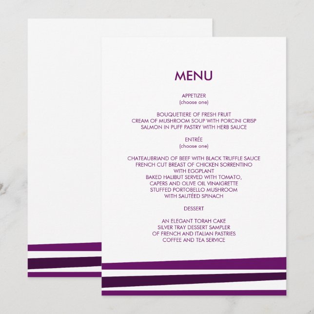 Programmet Tallit Pub Mitzvah Program (Fram/baksida)