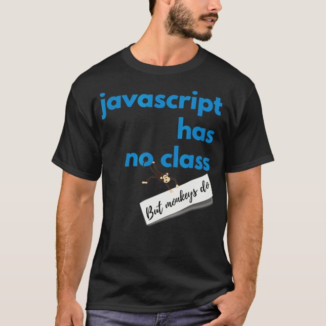 Programming  Javascript Apparel Funny Coding Tees  T Shirt (Framsida)