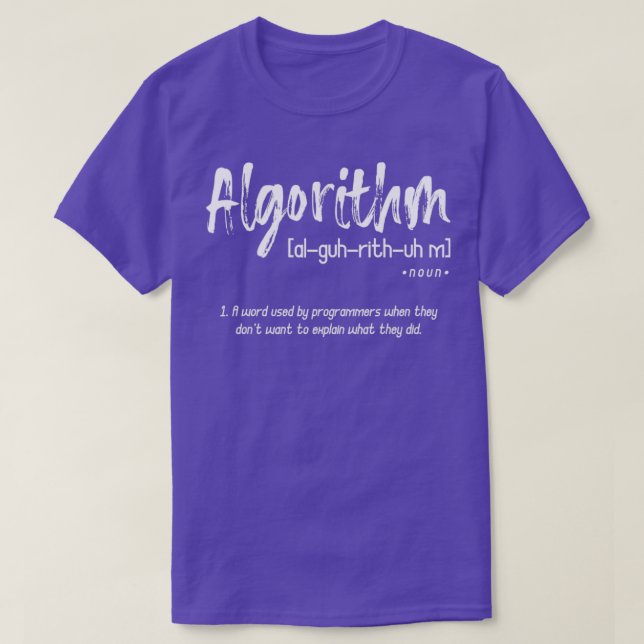 Programplanering för kodalgoritm t shirt (Design framsida)