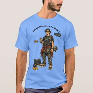 Programvaruingenjör som åker skateboard URM T Shirt