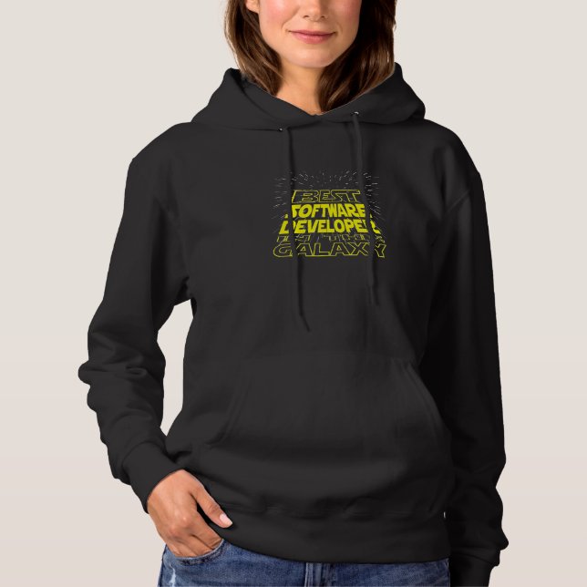 Programvaruutvecklare  Cool Galaxy Jobb T Shirt (Framsida)