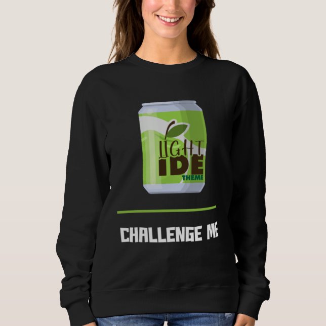 Programvaruutvecklare Ljust IDE-tema Utmana Mig T Shirt (Framsida)