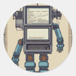 Programvaruutvecklare Programmerare Kodning Tech n Runt Klistermärke