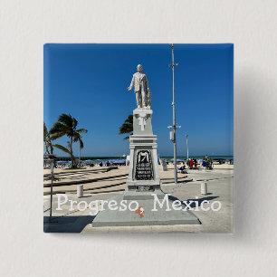 Progreso, Mexiko - Knappen Fyrkant Knapp
