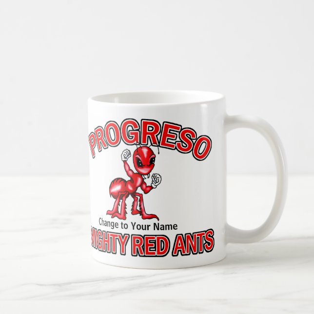 Progreso Red Ants Kaffemugg (Höger)