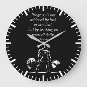 Progress Daily - Motivational Gym, Workout Fitness Stor Klocka