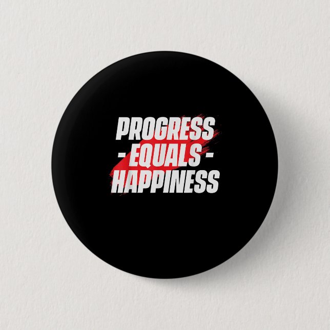 Progress Equals Hapness Motivational Quote Entrepr Knapp (Framsida)