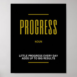 Progress inspirationsoffert poster