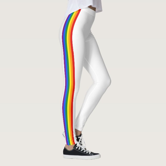 PROGRESS LGBTQ+ - GAY PRIDE Unisex Leggings (Höger)