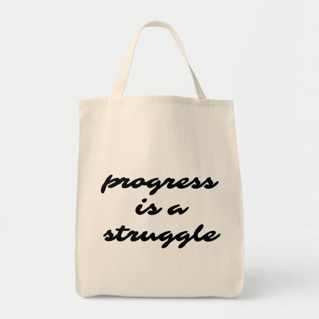 Progress-Livsmedel Tote Bag Tygkasse (Framsidan)