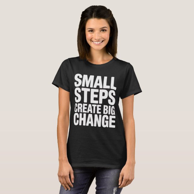 Progress Mindset Inspirational Tee   (Hel framsida)