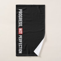 Progress Not Perfection Gym Träningshandduk