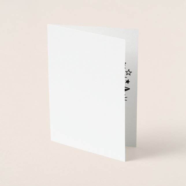 Progress Not Perfection Motivational Quote Design Folierat Kort (Framsida)