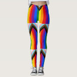 Progress Pride Flag LGBTQ Leggings<br><div class="desc">Progress Pride LGBTQ flag. Visit our store LGBT Nation to find more great LGBTQ gifts, gift ideas for LGBTQ community and wonderful designs of equality.</div>