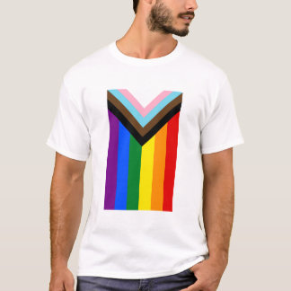 Progress Pride Flag LGBTQ+ T Shirt
