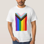 Progress-Pride Flagga LGBTQ T Shirt<br><div class="desc">Progress-Pride LGBTQ -flagga. Besök vår butik, LGBT-nationen, för att hitta fler underbara HGBTQ-presenter, presentidéer för HGBTQ -communityn och underbara jämställdhetsutformningar.</div>