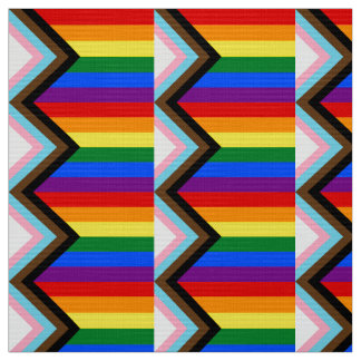 Progress-Pride Flagga LGBTQ+ Tyg