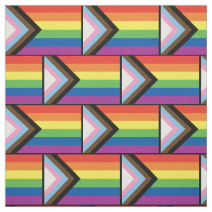 Progress-Pride Flagga Rainbow Silhouette LGBT Tyg
