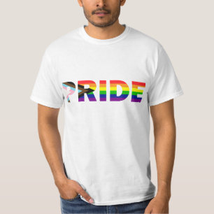 Progress-Pride Flagga T-Shirt