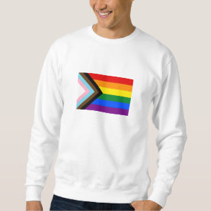 Progress Pride Flaggan Lång Ärmad Tröja