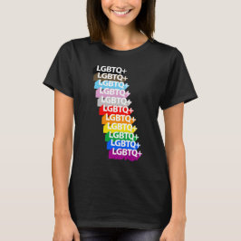Progress Pride HBTQ+-mönstrad T-shirt