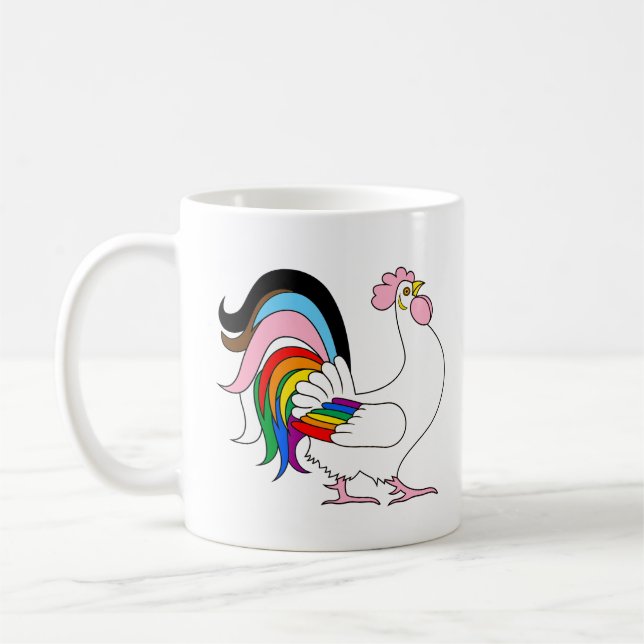 Progress Pride Kyckling Kaffemugg (Vänster)