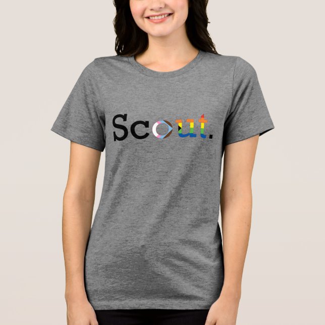 Progress Pride "ScOUT" T Shirt (Framsida)