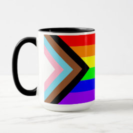 Progress Rainbow Pride Mugg