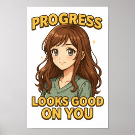 Progress Söker Bra på dig PNG - Anime Stil Poster