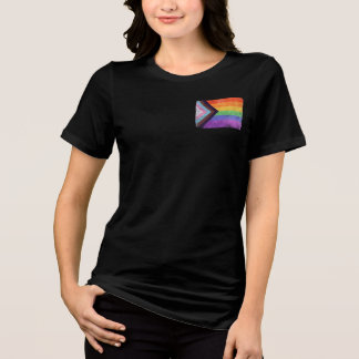 Progress stolthetsflaggans t-shirt,subtil stolthet t shirt