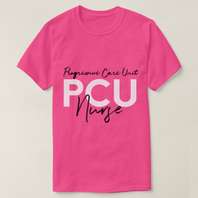 Progressiv Care PCU-sjuksköterska, Akut Nur T Shirt (Design framsida)