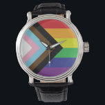 Progressiv HBT-Flagga Armbandsur<br><div class="desc">Stil: Manar Vintage Black Leather Strap Titta på Manarnas läderbevakning i Vintagen är ett stort tidsstycke som aldrig kommer att försvinna från stil. Med en tre hand kvarts rörlighet och äkta läderband , är denna klocka klassiska look bra för både formella och speciella tillfällen och events. Anpassa ansikte med ditt...</div>