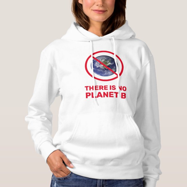 Progressiv ingen planet B Klimataktivistisk protes T Shirt (Framsida)