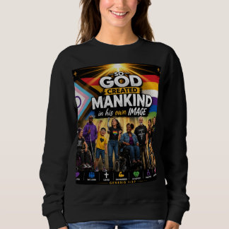 Progressiv kristen mångfald och inkluderande manus t shirt