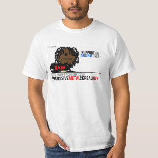 Progressiv metallsädesslaggrabb t shirt