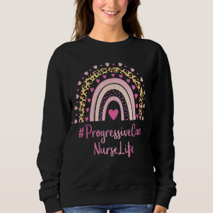 Progressiv sjuksköterska Sjuksköterska leopard Skr T Shirt