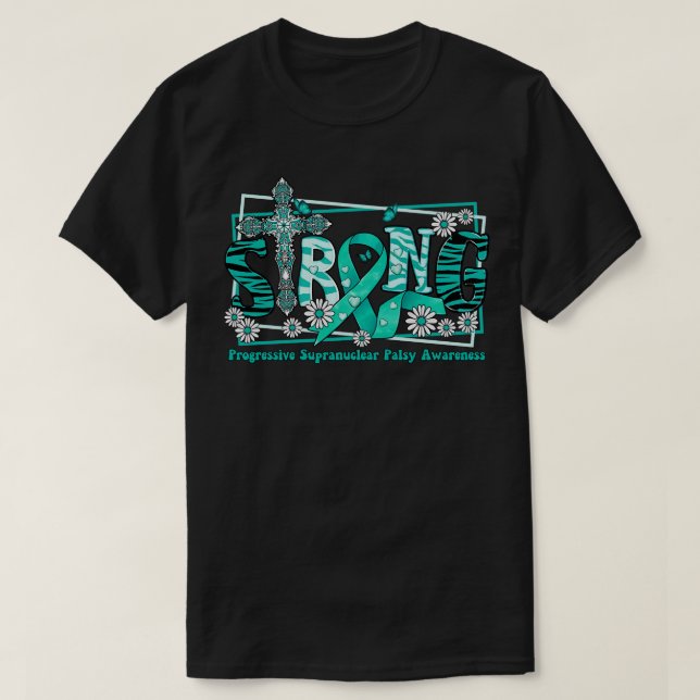 Progressiv supranuclear Palsy Awareness kor rib T Shirt (Design framsida)