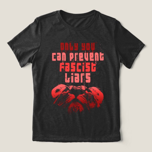 Progressiva politiska protester mot aktivister t shirt (Design Framsida)