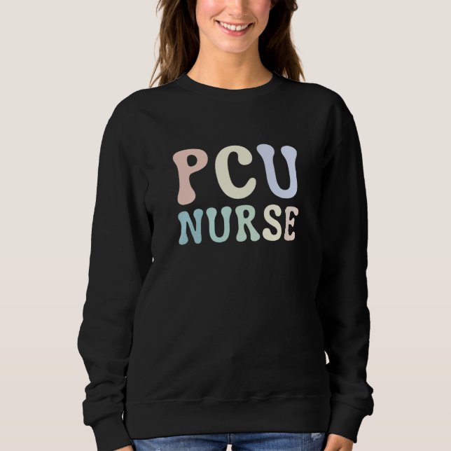 Progressive Care Unit PCU Nurse Emergency Room Nur T Shirt (Framsida)
