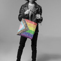 Progressivt regnbågsskript för Flagga LGBT Gay
