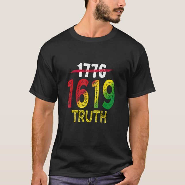 Project 1619 Vår Ancestors Black History Month T Shirt (Framsida)
