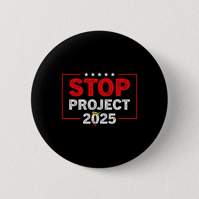 Project 2025 Anti Trump 1 Knapp (Framsida)