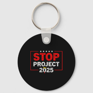 Project 2025 Anti Trump 1 Nyckelring