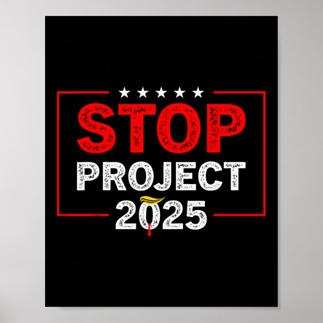 Project 2025 Anti Trump 1 Poster (Framsidan)