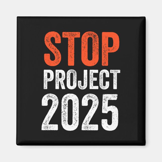 Project 2025 Anti-Trump Magnet (Framsidan)
