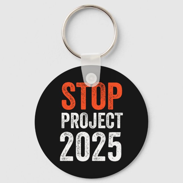 Project 2025 Anti-Trump Nyckelring (Framsida)