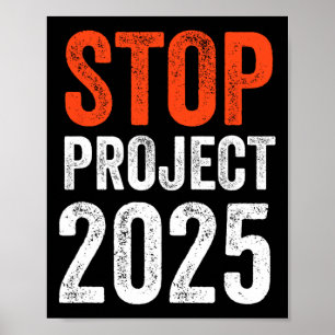 Project 2025 Anti-Trump Poster