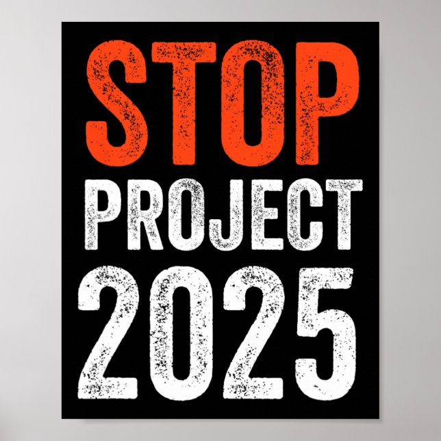 Project 2025 Anti-Trump Poster (Framsidan)