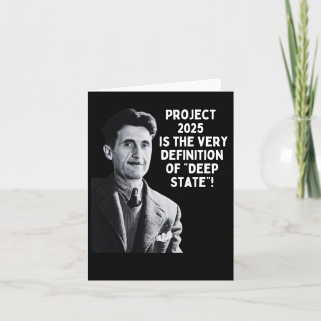 Project 2025 Deep State 1 Kort (Framsida)