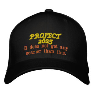 Project 2025 Hat Broderad Keps
